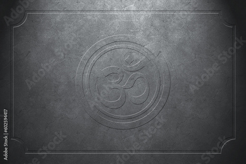 Canvas Print Serene background for spiritual, yoga, meditation projects