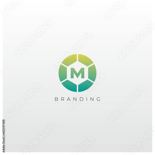 M Letter Logo Vector Trademark. Universal M Logotype Brand
