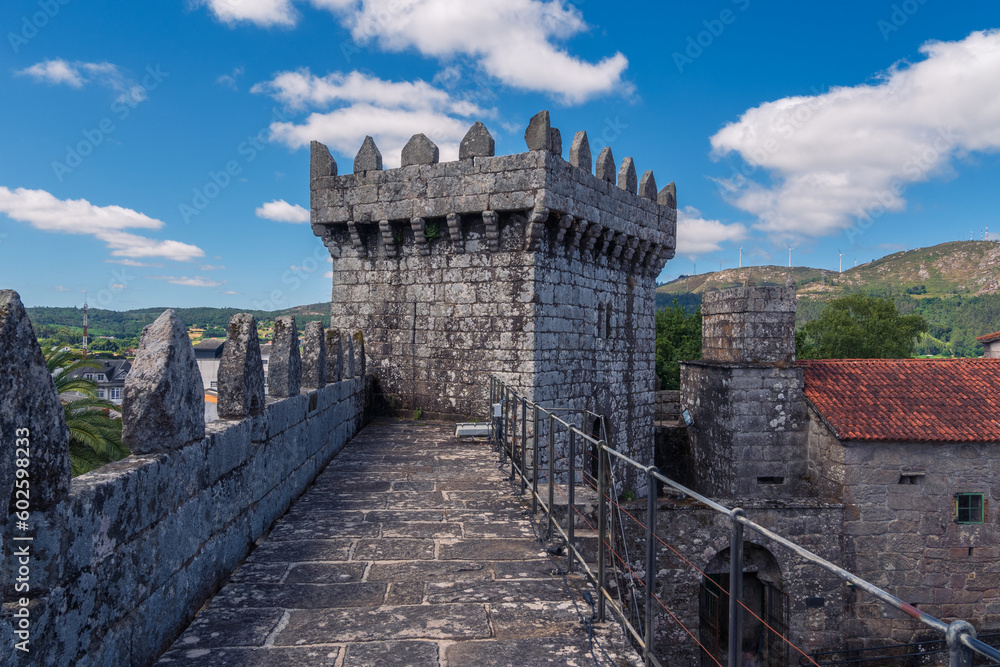 The castle of Vimianzo, is located at the entrance of the town of Vimianzo, La Coruña, Galicia