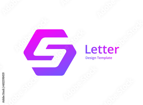 Free Download Letter S or number 5 logo icon design template elements - GFXLoad