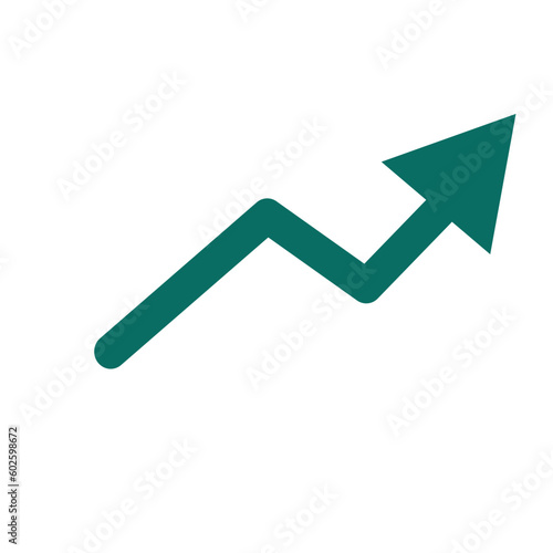Free Download Growth icon vector logo design template flat illustration - GFXLoad