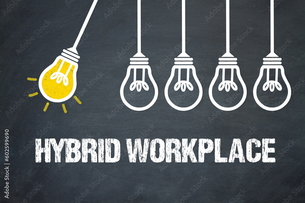 Fototapeta premium Hybrid Workplace 
