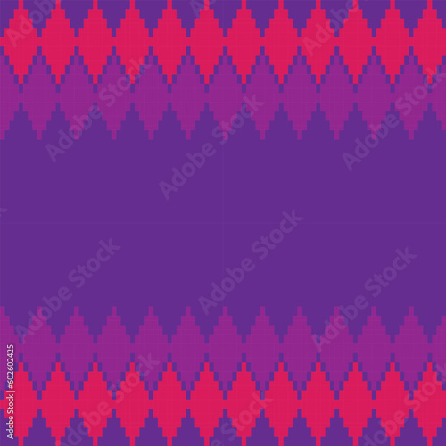 Colourful Argyle Fair Isle Seamless Pattern Design