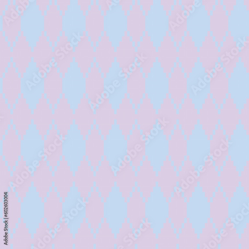 Pastels Argyle Fair Isle Seamless Pattern Design