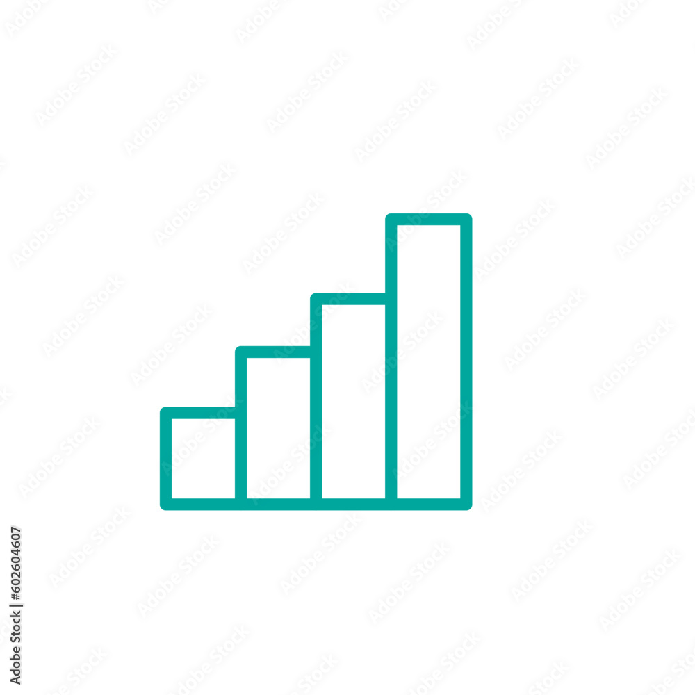 Growth icon vector logo design template flat illustration Growth icon vector logo design template flat illustration