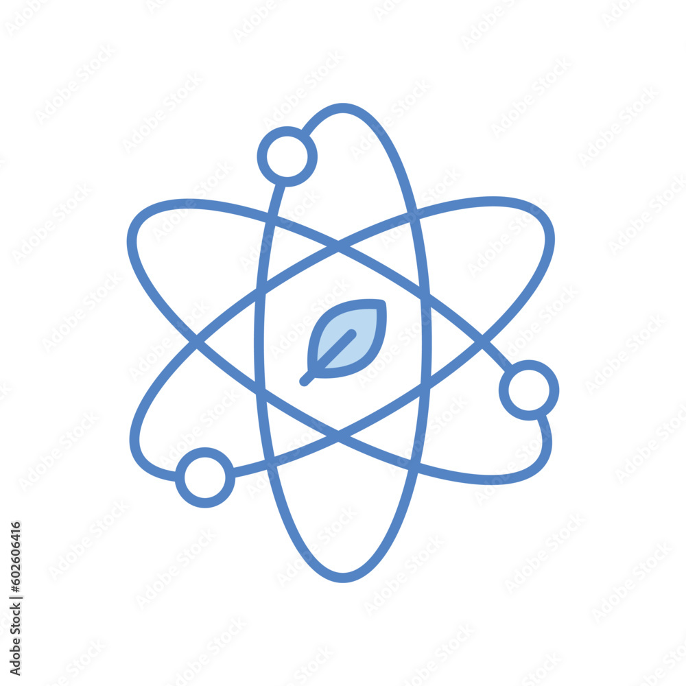 Atomic Energy icon vector stock illustration. Atomic Energy icon vector stock illustration.