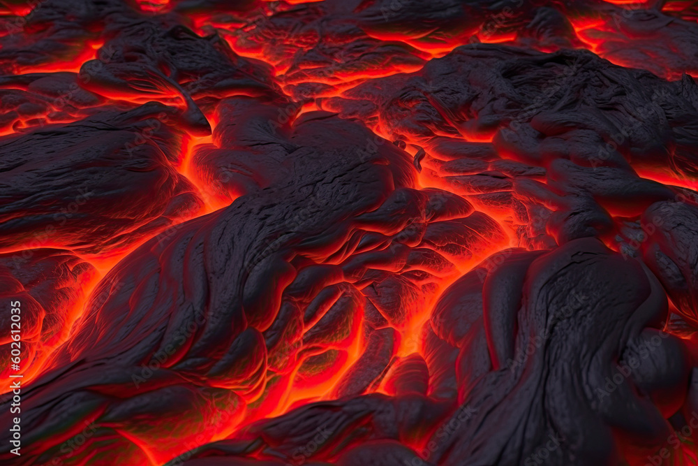 3D Render Molten Lava Texture Background. Lava was in the cracks of the earth to view the texture 3D Render Molten Lava Texture Background. Lava was in the cracks of the earth to view the texture