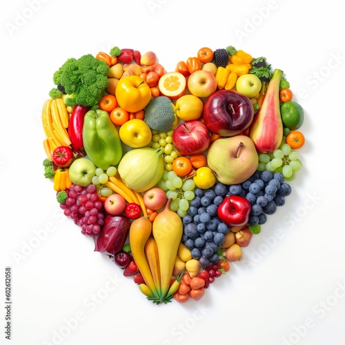 Harvested Heart- Realistic Fruit and Vegetable Anatomy