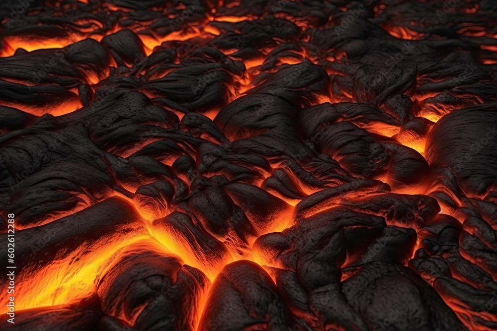 3D Render Molten Lava Texture Background. Lava was in the cracks of the earth to view the texture 3D Render Molten Lava Texture Background. Lava was in the cracks of the earth to view the texture