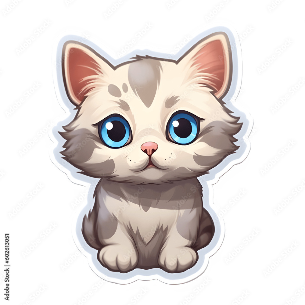 cat character sticker cat character sticker