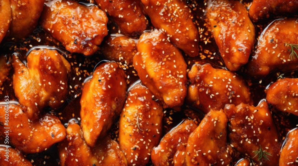 Chicken wings with sesame fullframe
