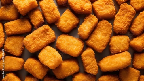 Fried chicken nuggets fullframe