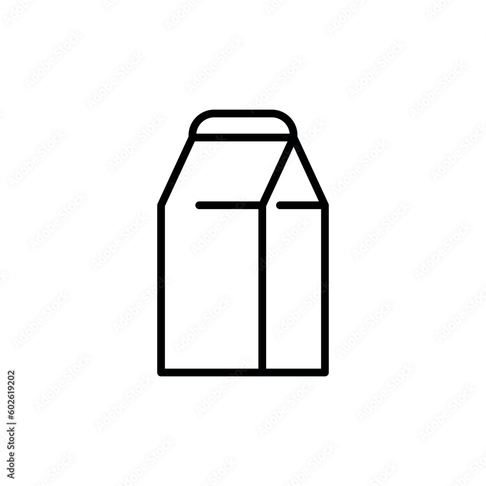 Dairy and milk product editable stroke outline icon isolated on white background flat vector illustration. Dairy and milk product editable stroke outline icon isolated on white background flat vector illustration.