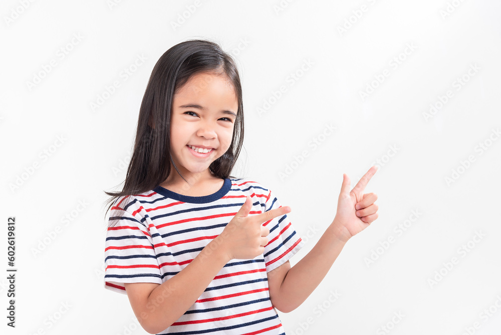 little girl on white background little girl on white background