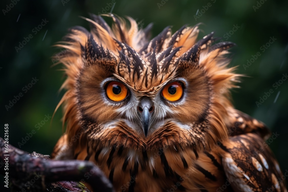 Owl staring to us Owl staring to us