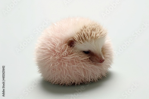 Baby hedgehog in a ball