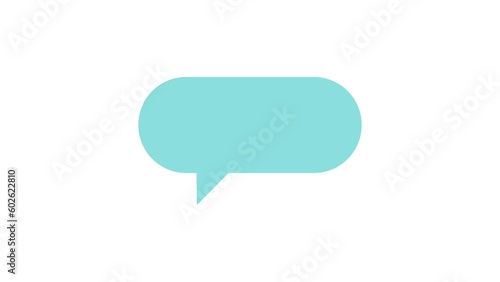 Wallpaper Mural Speech Bubble on white background animated icon
 Torontodigital.ca