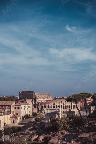 Roman Colosseum and Pantheon
