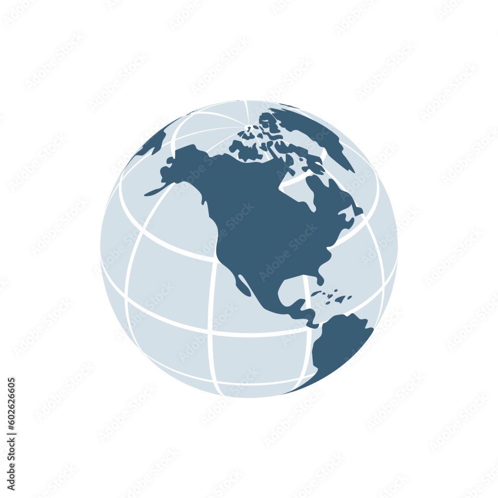 Naklejka premium Globe clip art