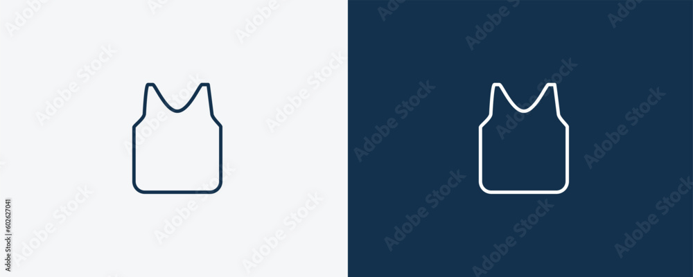jersey blazer icon. Outline jersey blazer icon from clothes and outfit collection. Linear vector isolated on white and dark blue background. Editable jersey blazer symbol. jersey blazer icon. Outline jersey blazer icon from clothes and outfit collection. Linear vector isolated on white and dark blue background. Editable jersey blazer symbol.