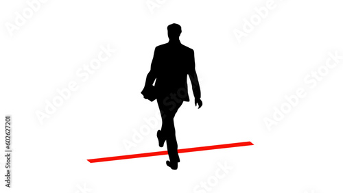 cross the red line