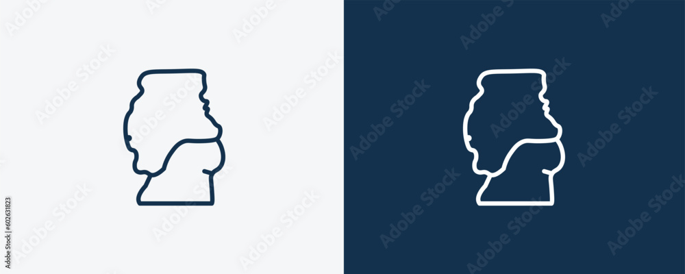 body shaming icon. Outline body shaming icon from Hygiene and Sanitation collection. Linear vector isolated on white and dark blue background. Editable body shaming symbol. body shaming icon. Outline body shaming icon from Hygiene and Sanitation collection. Linear vector isolated on white and dark blue background. Editable body shaming symbol.