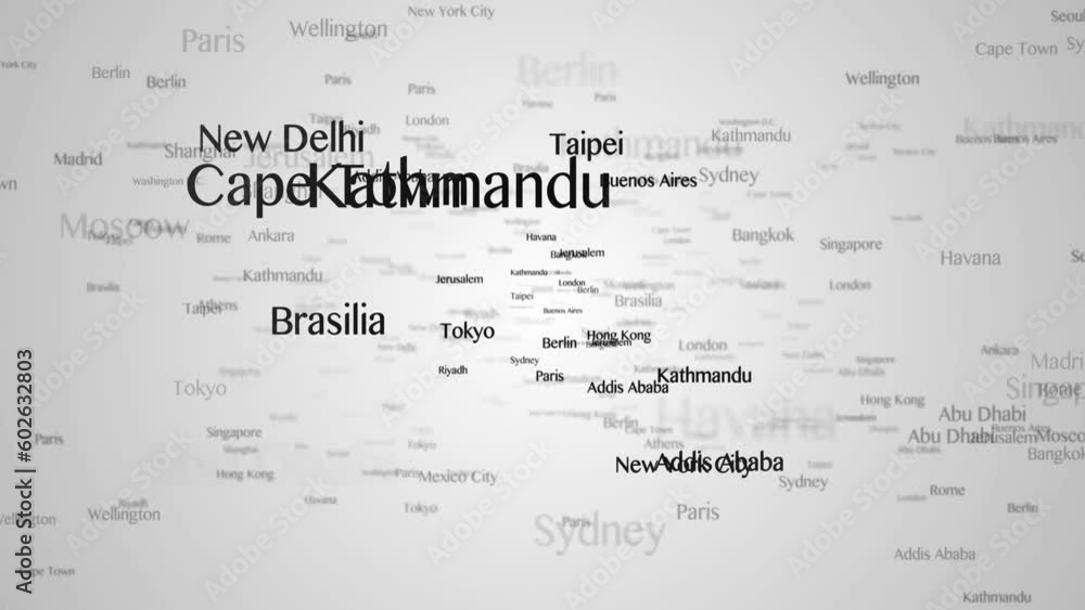 TRAVEL and World CITIES Keywords Animation, Background, Loop, 4k
TRAVEL and World CITIES Keywords Animation, Background, Loop, 4k