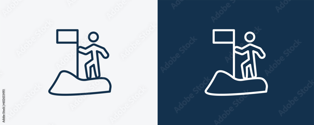 man success icon. Outline and vector man success icon from business and finance collection. Line and glyph vector isolated on white background. Editable man success symbol. man success icon. Outline and vector man success icon from business and finance collection. Line and glyph vector isolated on white background. Editable man success symbol.