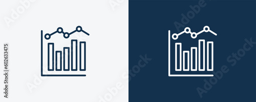 measuring success icon. Outline and vector measuring success icon from business and finance collection. Line and glyph vector isolated on white background. Editable measuring success symbol.