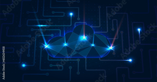 Multiple cloud symbol vector illustration, 2D cloud, 3D cloud, multi-cloud work connected data.