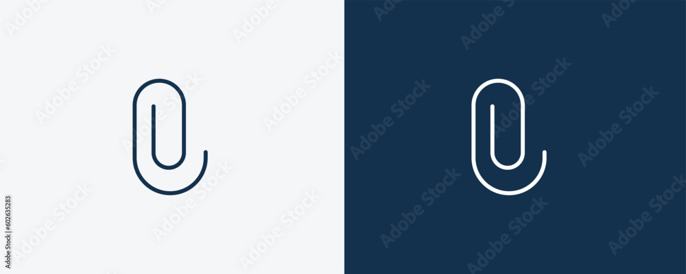 attachments icon. Outline attachments icon from tools and utensils collection. Linear vector. Editable attachments symbol can be used web and mobile attachments icon. Outline attachments icon from tools and utensils collection. Linear vector. Editable attachments symbol can be used web and mobile