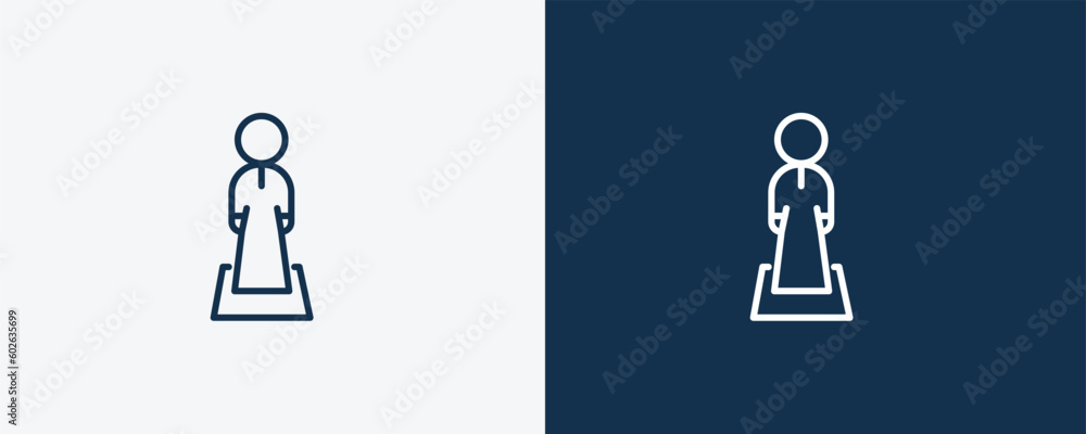 Fototapeta premium salat icon. Outline salat icon from people and relation collection. Linear vector. Editable salat symbol can be used web and mobile