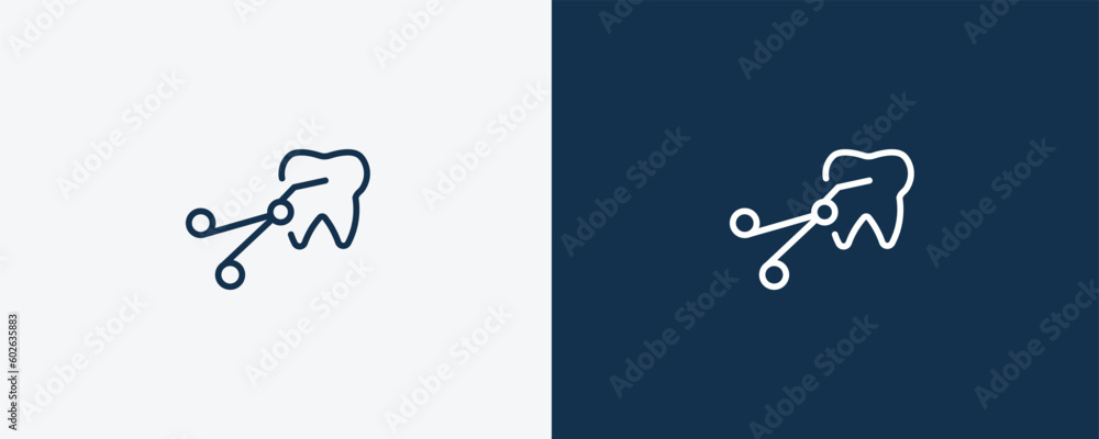 tooth extraction icon. Outline tooth extraction icon from dental health collection. Editable tooth extraction symbol. tooth extraction icon. Outline tooth extraction icon from dental health collection. Editable tooth extraction symbol.