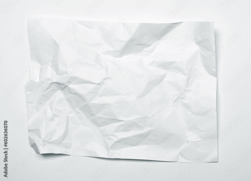 White crumpled paper texture background. Clean white paper. White crumpled paper texture background. Clean white paper.