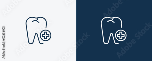 aid icon. Outline aid icon from dental health collection. Editable aid symbol.