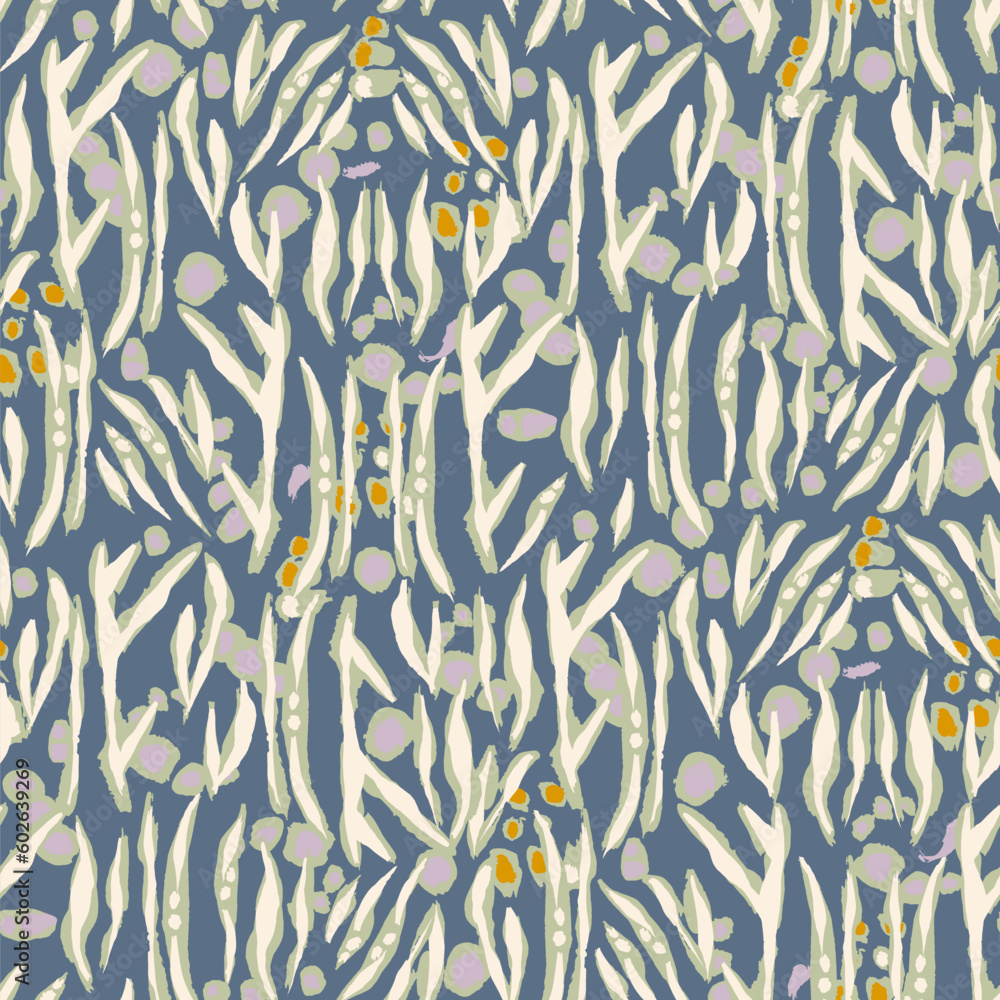 Abstract seamless pattern. gouache painting. tropical animal, spots ,paint brush strokes, exotic tiger lines Abstract seamless pattern. gouache painting. tropical animal, spots ,paint brush strokes, exotic tiger lines