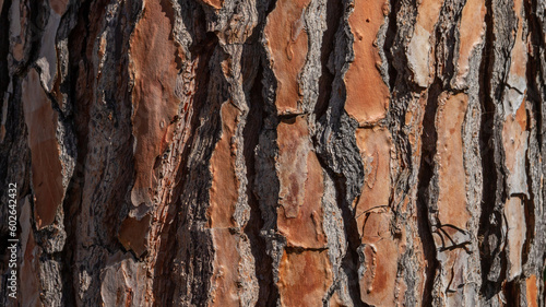 Tree bark texture up close