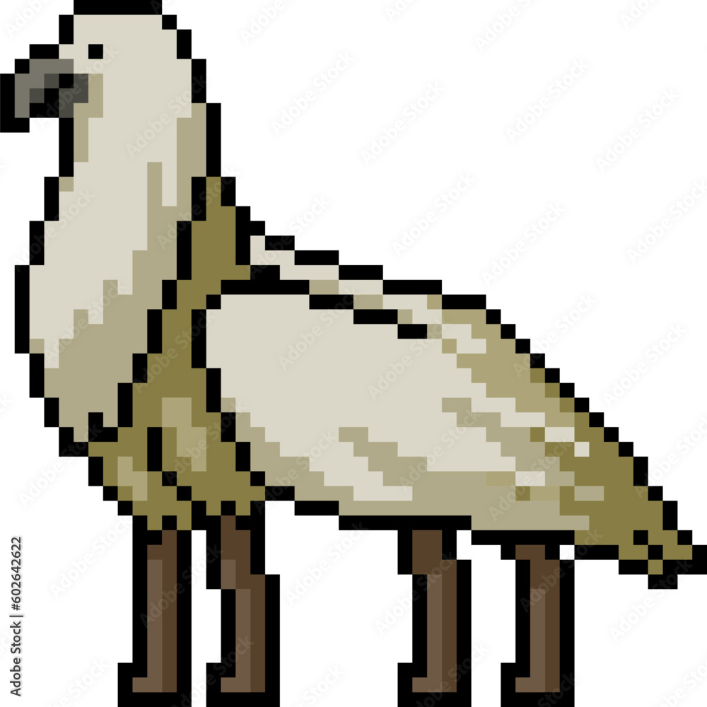 Obraz premium pixel art griffin fairy tales
