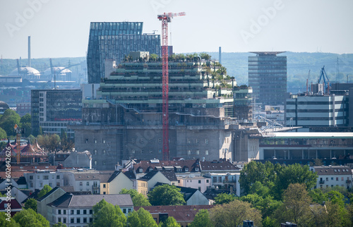 Valokuva More than 4000 trees are planted on top of a world war 2 bunker in Hamburg, Germany