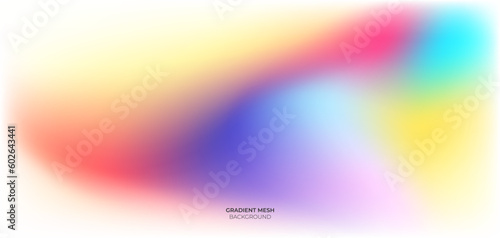 colorful gradient mesh background. vector wallpaper