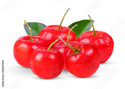 Barbados cherry, Malpighia emarginata, Family Malpighiaceae on transparent png