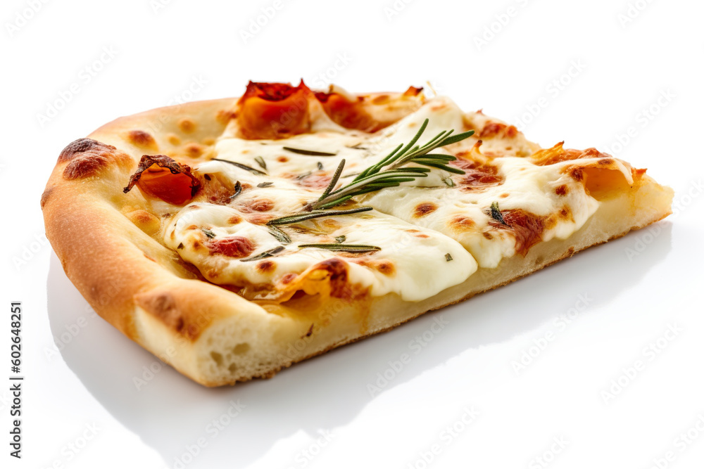 Pizza bianca - pizza without tomato sauce, usually with olive oil and cheese. Generative AI. Pizza bianca - pizza without tomato sauce, usually with olive oil and cheese. Generative AI.