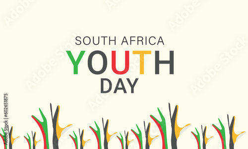 Youth day south africa 16 june. background, banner, card, poster, template. Vector illustration.