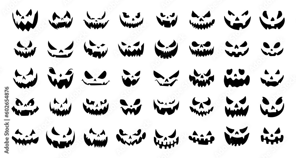 scary ghost face For carving pumpkins on Halloween night. scary ghost face For carving pumpkins on Halloween night.