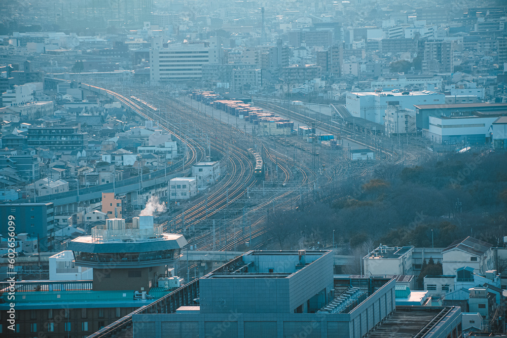 Obraz premium view of the city