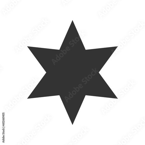 black star - star icon vector Icon