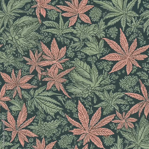 Seamless Colorful Marijuana Pattern.

Seamless pattern of marijuanas in colorful style. Add color to your digital project with our pattern!