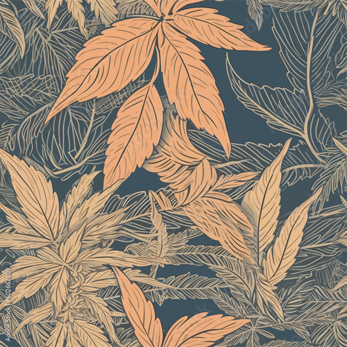 Seamless Colorful Marijuana Pattern.

Seamless pattern of marijuanas in colorful style. Add color to your digital project with our pattern!