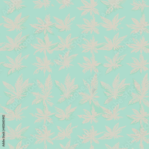 Seamless Colorful Marijuana Pattern.Seamless pattern of marijuanas in colorful style. Add color to your digital project with our pattern!