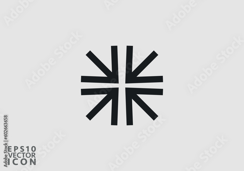 Abstract X letter modern initial lettermarks logo design photo